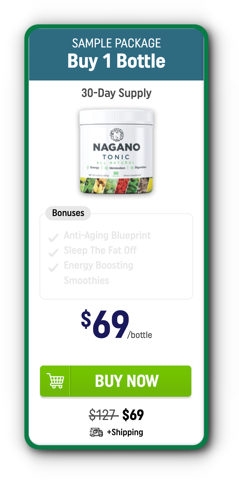 Nagano Tonic™ - 1 bottle